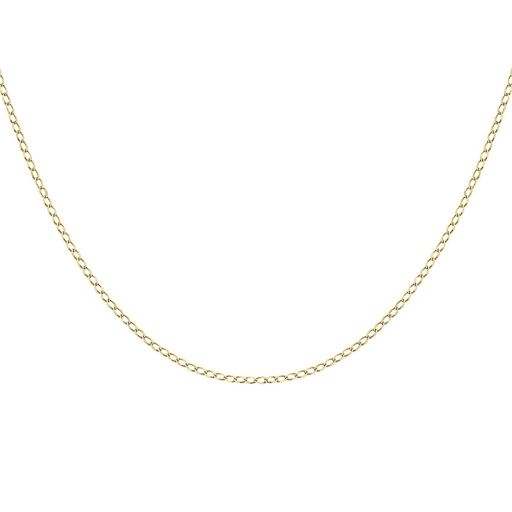 9K Yellow Gold  Chain (Size - 18),  Gold Wt. 2.2 Gms