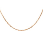 9K Rose Gold  Chain (Size - 16),  Gold Wt. 1.6 Gms