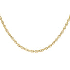9K Yellow Gold  Chain (Size - 16),  Gold Wt. 3.4 Gms