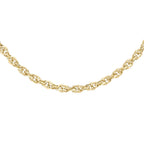 9K Yellow Gold  Chain (Size - 16),  Gold Wt. 3.4 Gms