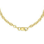 9K Yellow Gold  Chain (Size - 16),  Gold Wt. 3.4 Gms