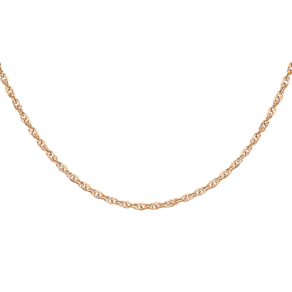 9K Rose Gold  Chain (Size - 20),  Gold Wt. 2 Gms