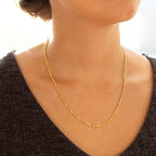 9K Yellow Gold  Chain (Size - 18),  Gold Wt. 3.3 Gms