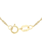 9K Yellow Gold  Chain (Size - 18),  Gold Wt. 0.62 Gms