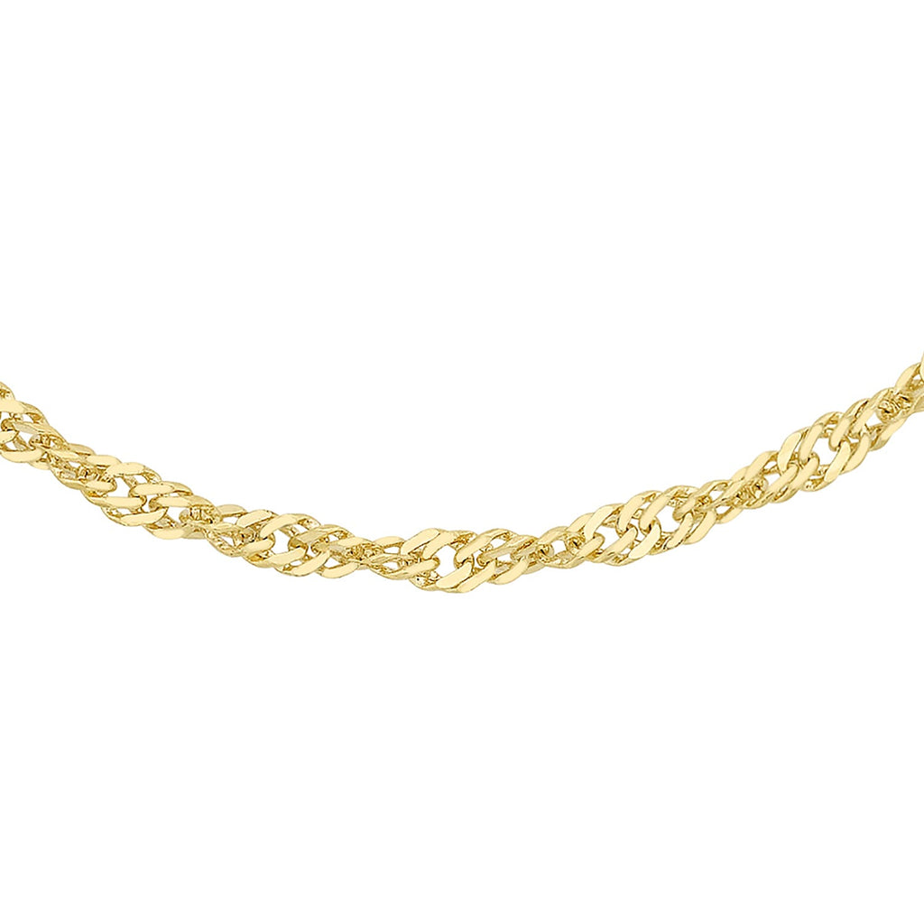 9K Yellow Gold  Chain (Size - 20),  Gold Wt. 2 Gms