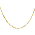 9K Yellow Gold  Chain (Size - 20),  Gold Wt. 3.7 Gms
