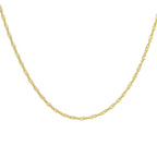 9K Yellow Gold  Chain (Size - 24),  Gold Wt. 1.2 Gms