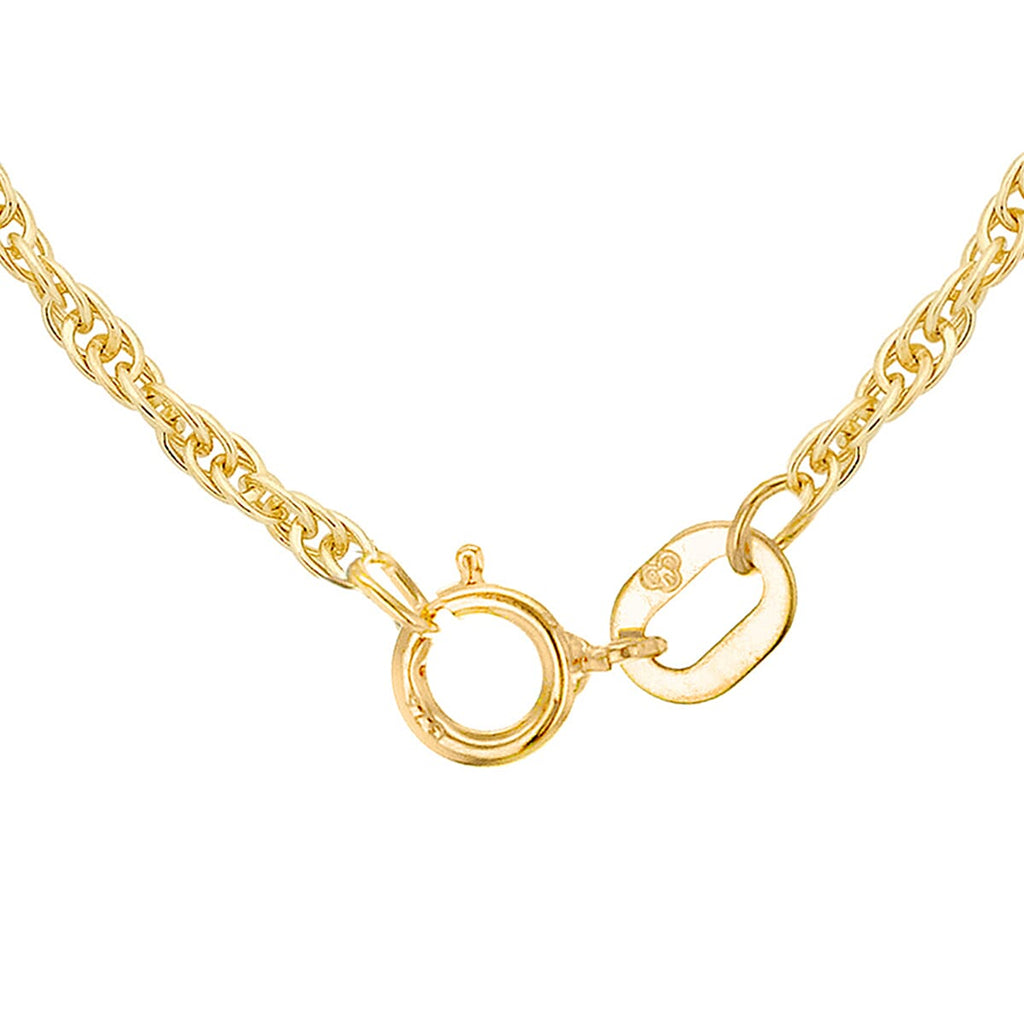 9K Yellow Gold  Chain (Size - 24),  Gold Wt. 1.2 Gms