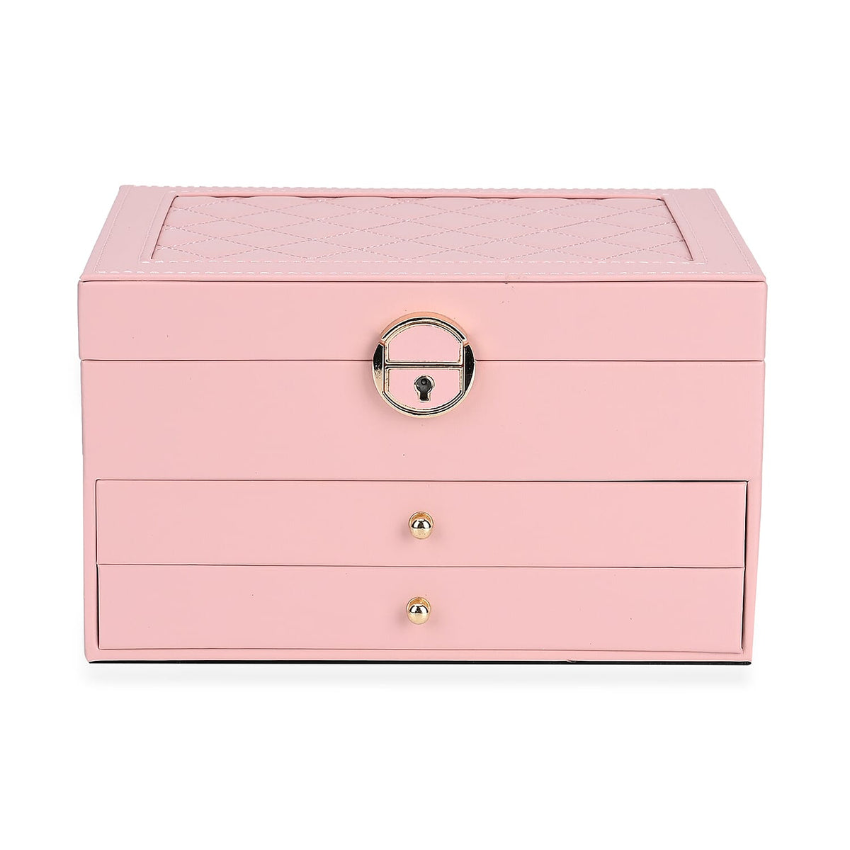 3-Layer Jewellery Box with Lock and Key V32580359 4
