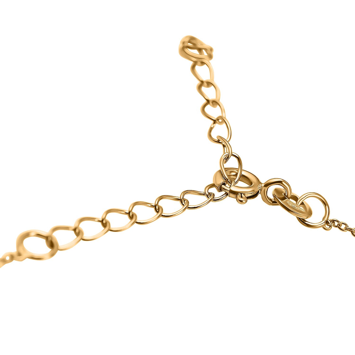 Clover Diamond Pendant with Chain (Size 20) in 18K Vermeil Yellow Gold Plated Sterling Silver 0.33 Ct 4218209 4