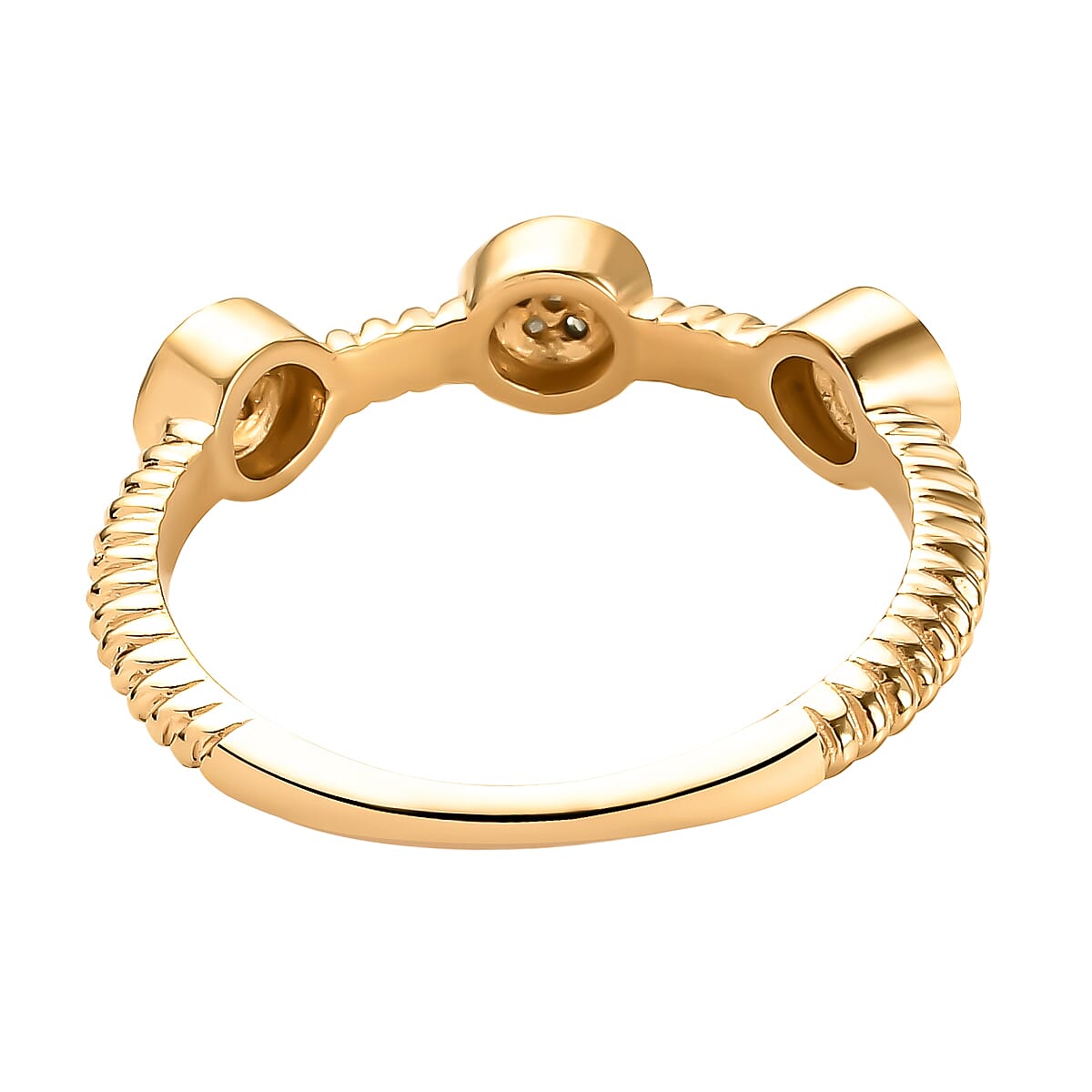 Diamond Ring in 14K Gold Overlay Sterling Silver 3674107 5