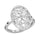 Silver Diamond Solitaire Rings