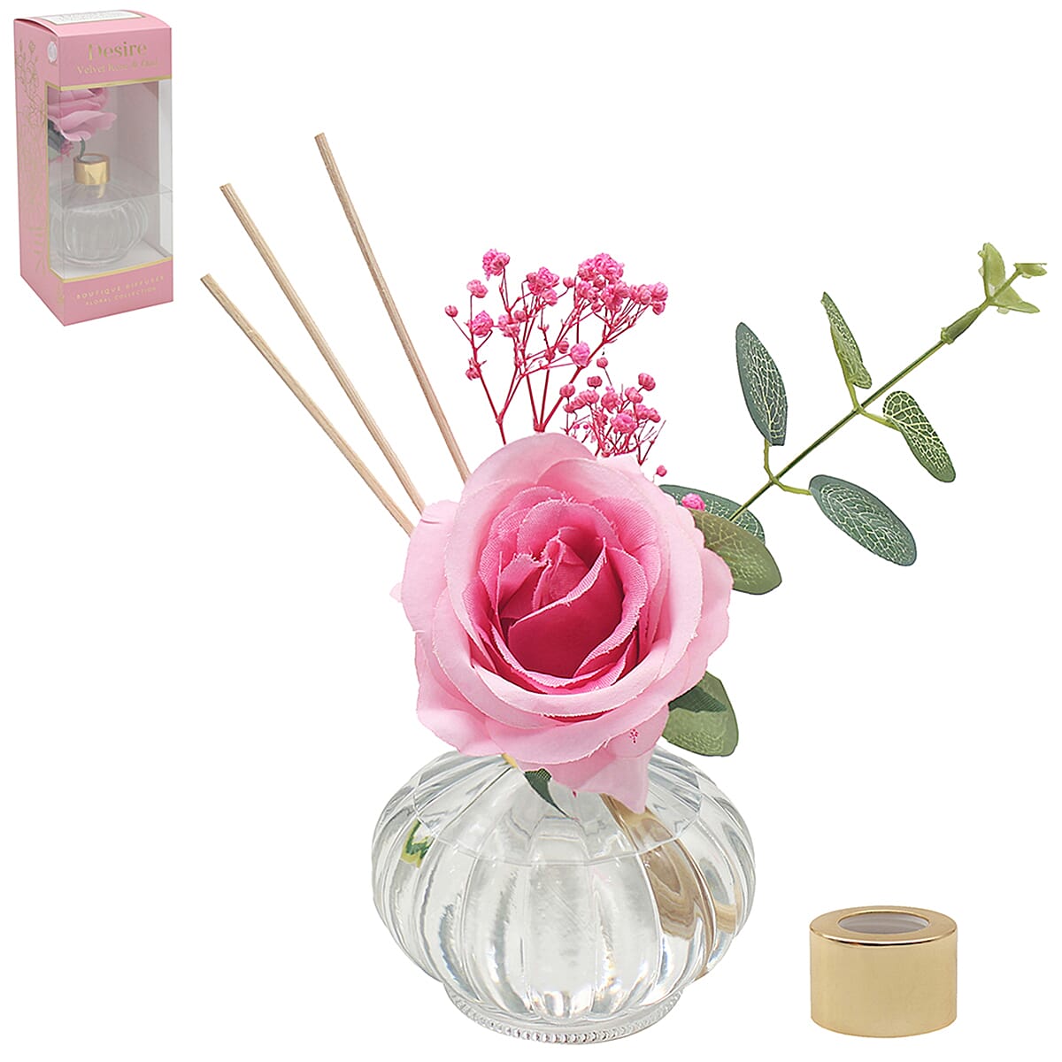 Lesser and Pavey Velvet &amp; Oud Diffuser 200ml - Dark Pink 7771835 0