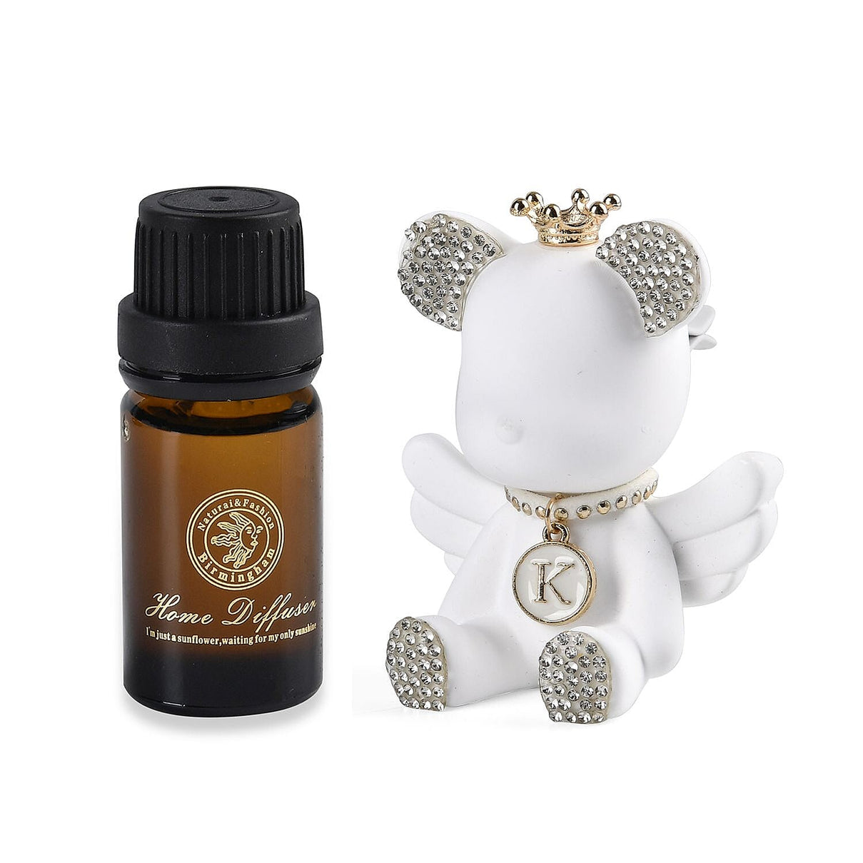 Car Hanging Ornament with 10ml Essential Oil - Rose 7687768 0