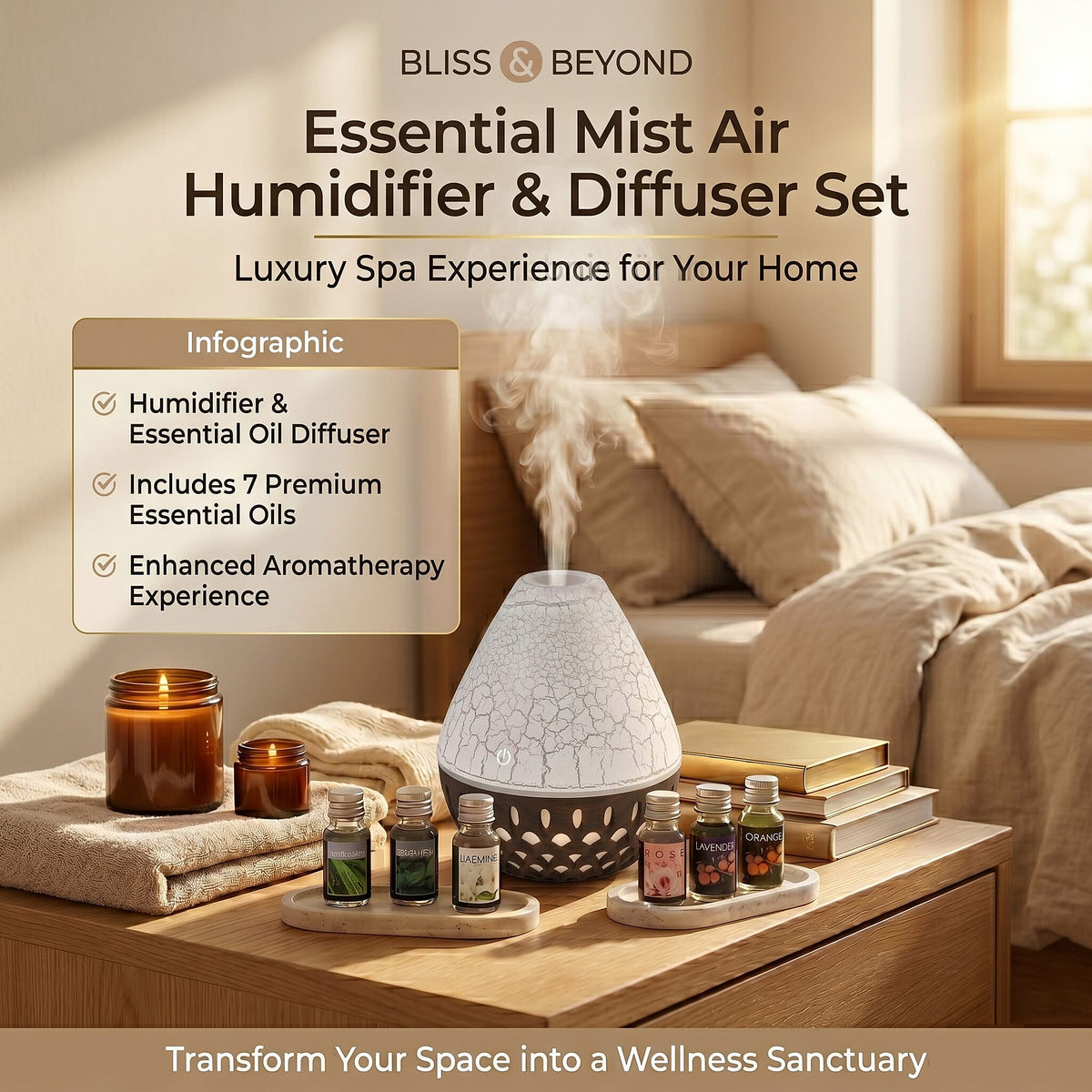 Diffuser (Size - One Size) - Coffee V32666274 6