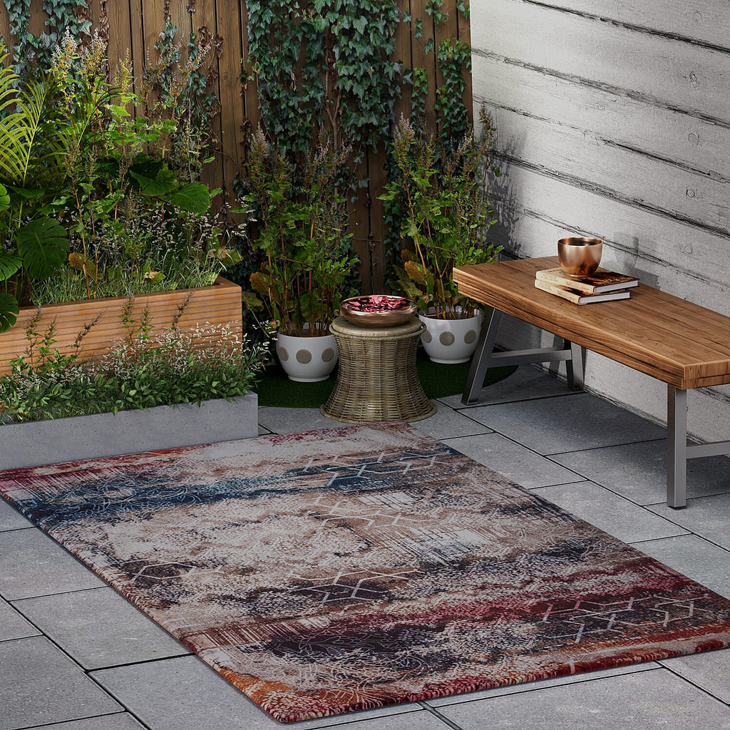 Digital Printed Rug 1000 GSM (Size 150x90 Cm) - Multi