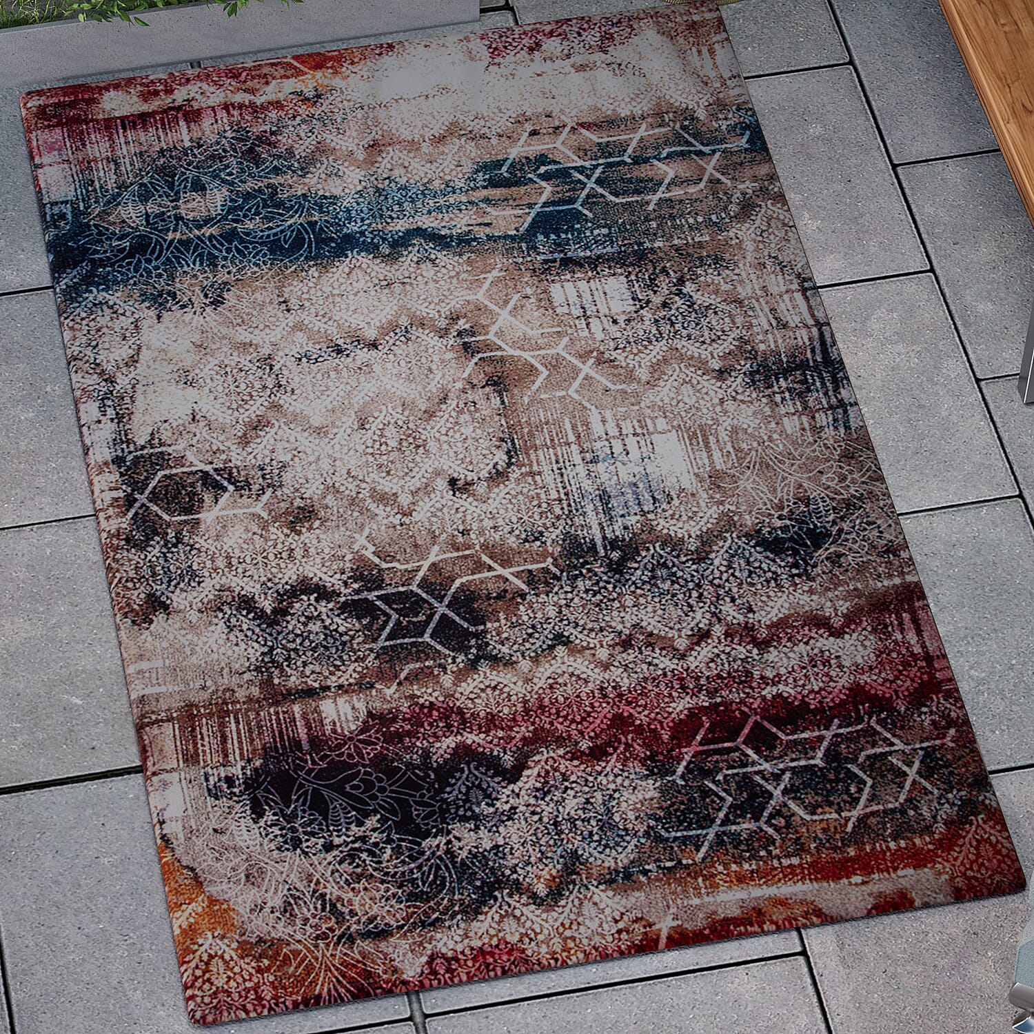 Digital Printed Rug 1000 GSM (Size 150x90 Cm) - Multi 8894475 6