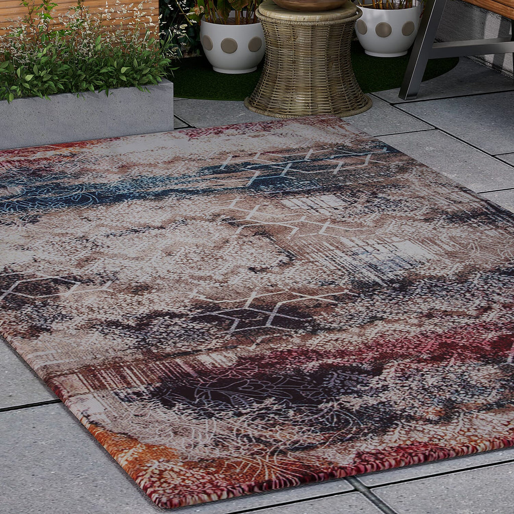 Digital Printed Rug 1000 GSM (Size 150x90 Cm) - Multi
