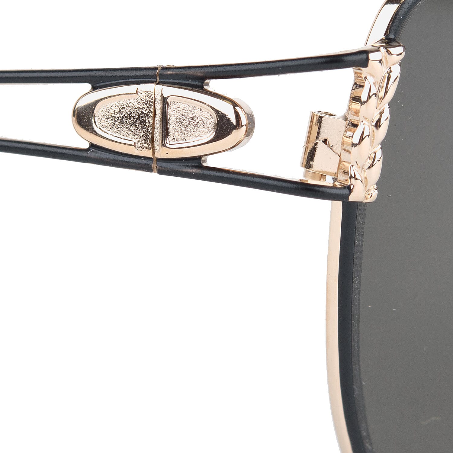 Dior Elegant Ladies Metal Cat Eye Sunglasses with Green Lenses 8149873 2
