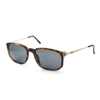 Dior Unisex Brown Acetate Sunglasses with Blue Lenses