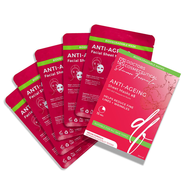 Doctors Formula- Anti-Ageing Sheet Face Mask - Pack of 5 7569978 1