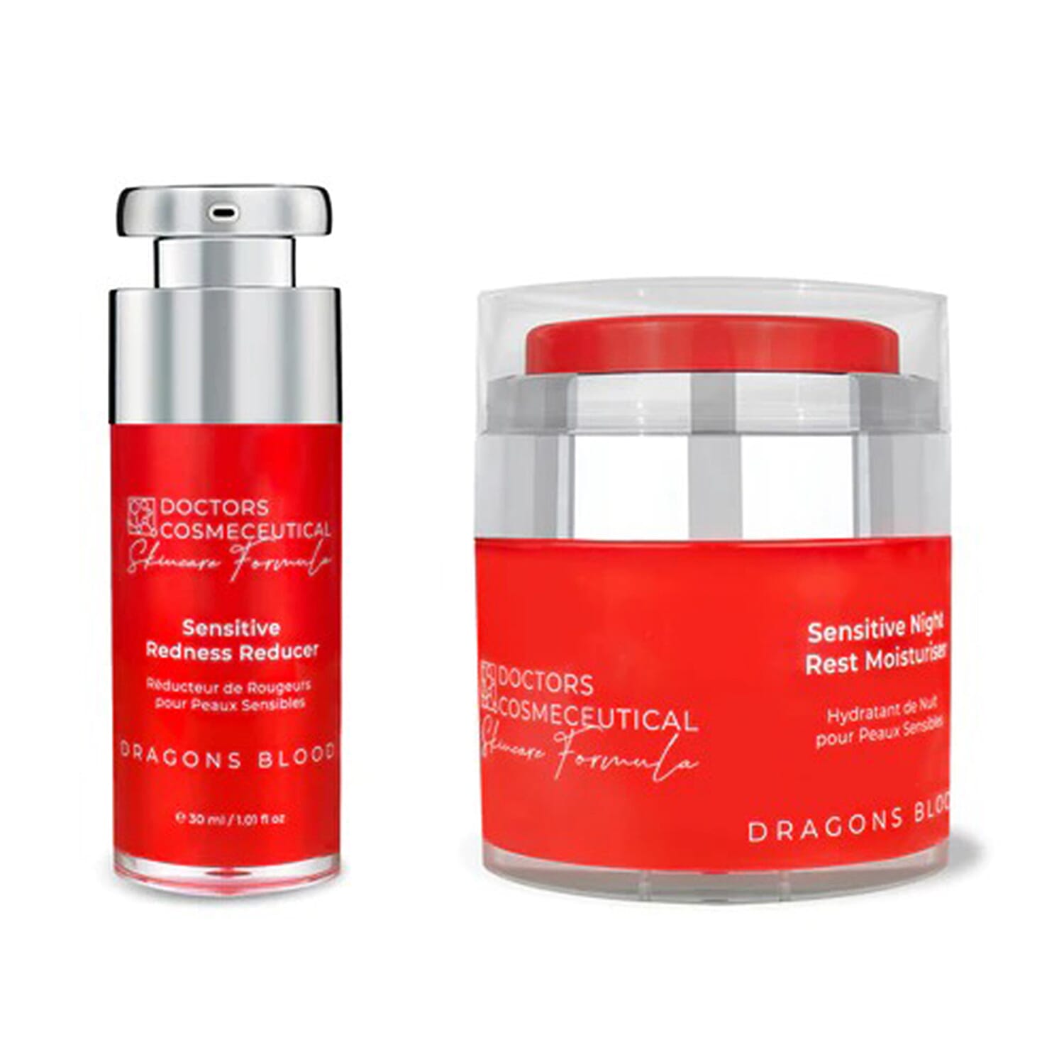 Doctors Formula - Dragons Blood Night Moisturiser With Free Redness Reducer Serum 7537139 3