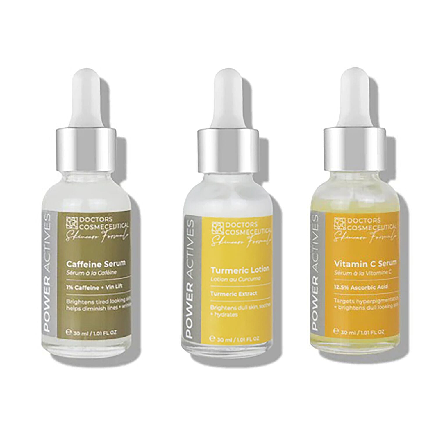 Doctors Formula - Glow Getter - Vitamin C Serum, Caffeine Serum and Tumeric Lotion - 30ml 7504992 0