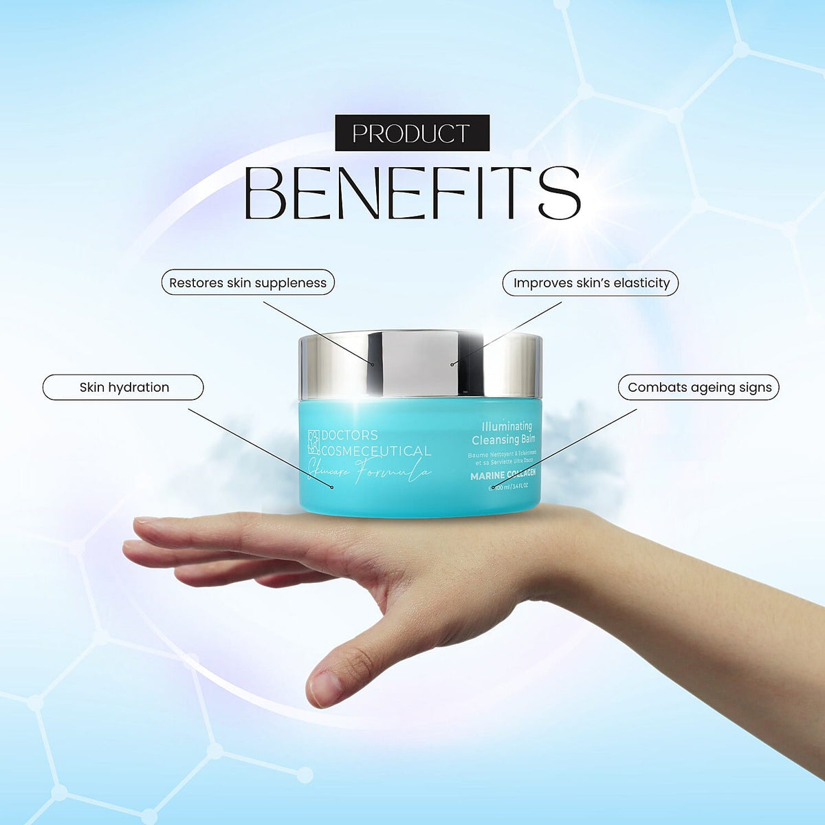 Doctors Formula: Illuminating Cleansing Balm - 100ml (With Super-soft Muslin Cloth) 7177060 2