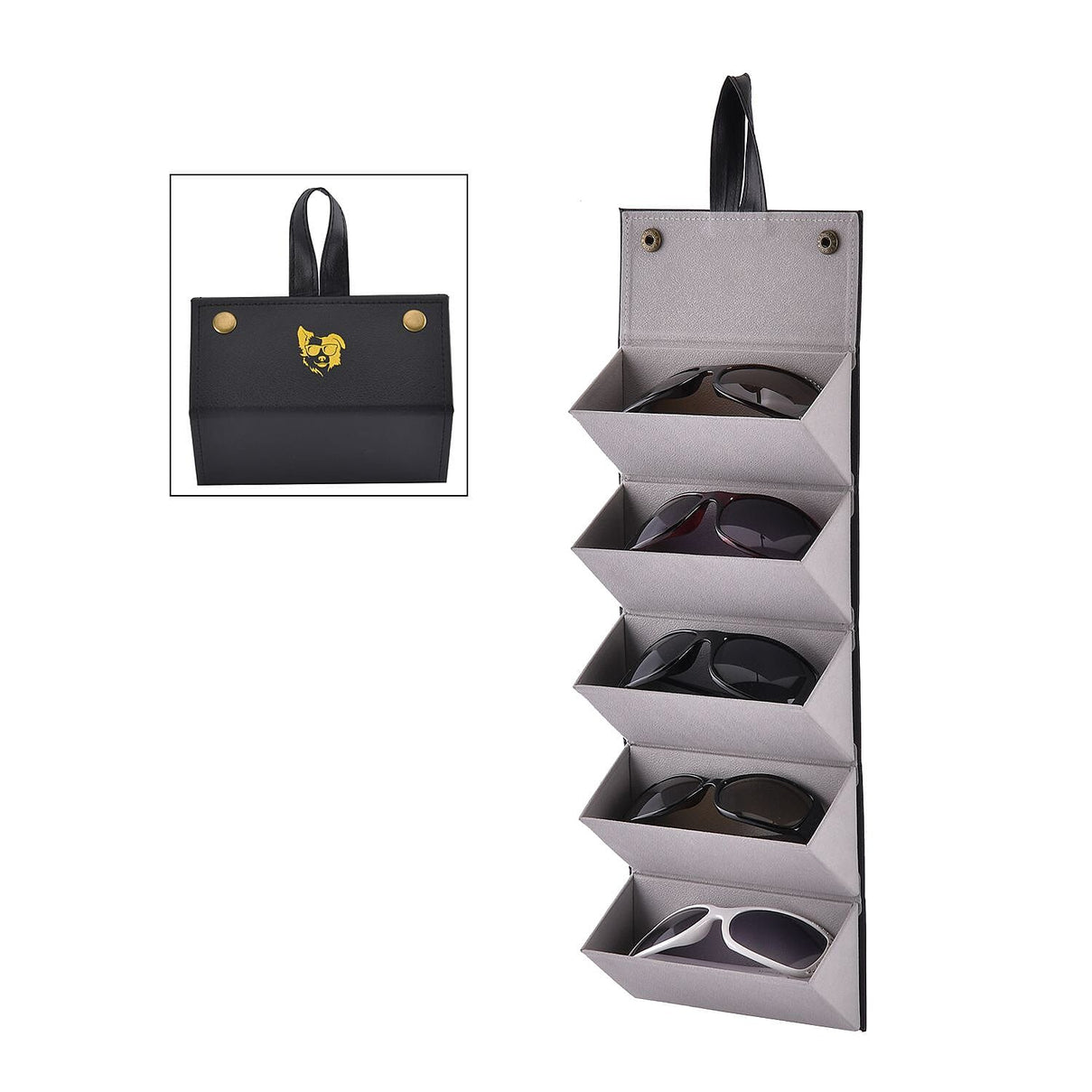 5 Slot Multipurpose Foldable Travel Organiser with Handle 7550373 0