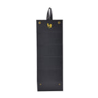 Dog Pattern Velvet Travel Organizer with 5 Sunglass Slots  - Black & Yellow