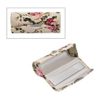 YUNYA CLOSE OUT 5pc Set - 1pc Compact Mirror-1pc Lipstick Case -1pc Coin Purse - 1pc Bag holder - 1pc Pen - Cream
