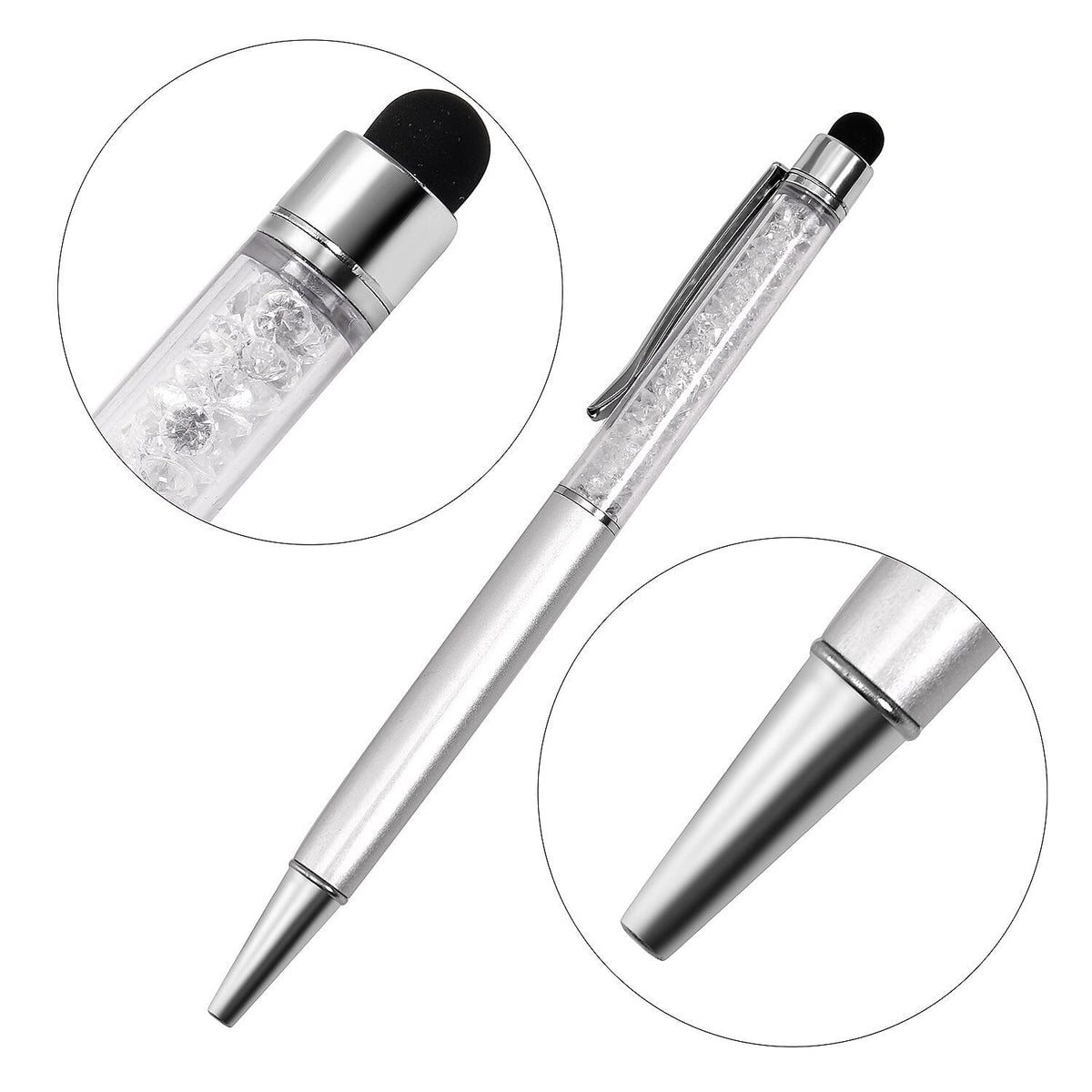 YUNYA CLOSE OUT 5pc Set - 1pc Compact Mirror+1pc Lipstick Case +1pc Coin Purse + 1pc Bag holder + 1pc Pen - CreamÂ  7173993 6