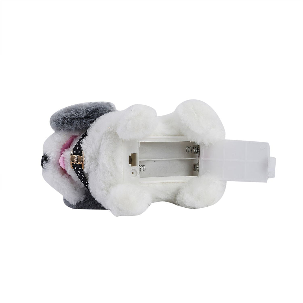 Electric Walking Plush Dog Toy - Grey (Size 18x15x13 cm, 2 AA Battery Not Incl.) 7140598 5