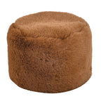 Doorbuster - Faux Fur Hat (Size 35x28 Cm) - Brown