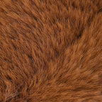 Doorbuster - Faux Fur Hat (Size 35x28 Cm) - Brown