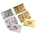 Value Bundle - Pack of 2 Gold and Silver Plated Playing Cards