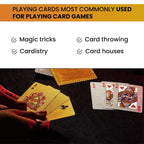 Value Bundle - Pack of 2 Gold and Silver Plated Playing Cards