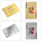 Value Bundle - Pack of 2 Gold and Silver Plated Playing Cards