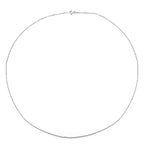 Doorbuster - Sterling Silver Curb Necklace (Size - 20) with Spring Ring Clasp