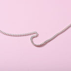 Doorbuster - Sterling Silver Curb Necklace (Size - 20) with Spring Ring Clasp