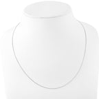 Doorbuster - Sterling Silver Curb Necklace (Size - 20) with Spring Ring Clasp