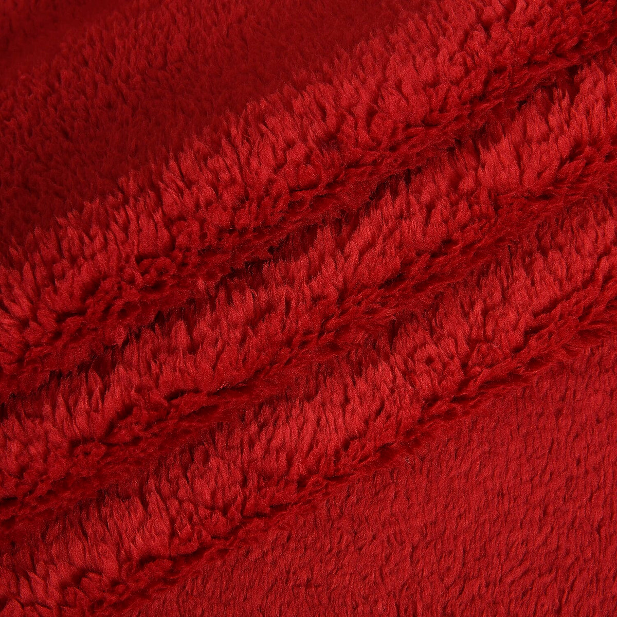 Double Sided Sherpa Luxe Blanket (200x150 cm) - Red 7581477 5