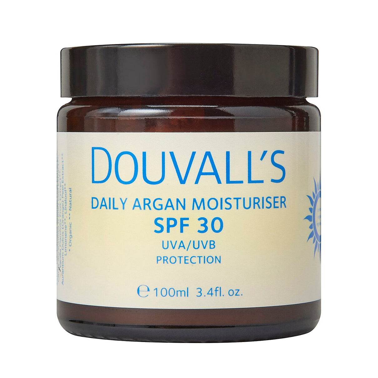 Douvalls SPF30 Argan Moisturiser - 100ml 8195367 0