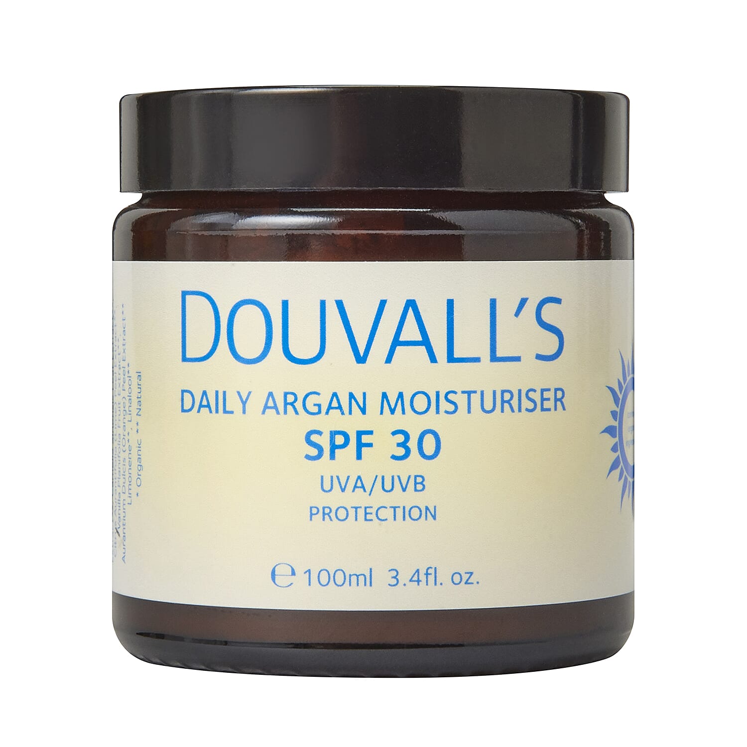 Douvalls SPF30 Argan Moisturiser - 100ml 8195367 0