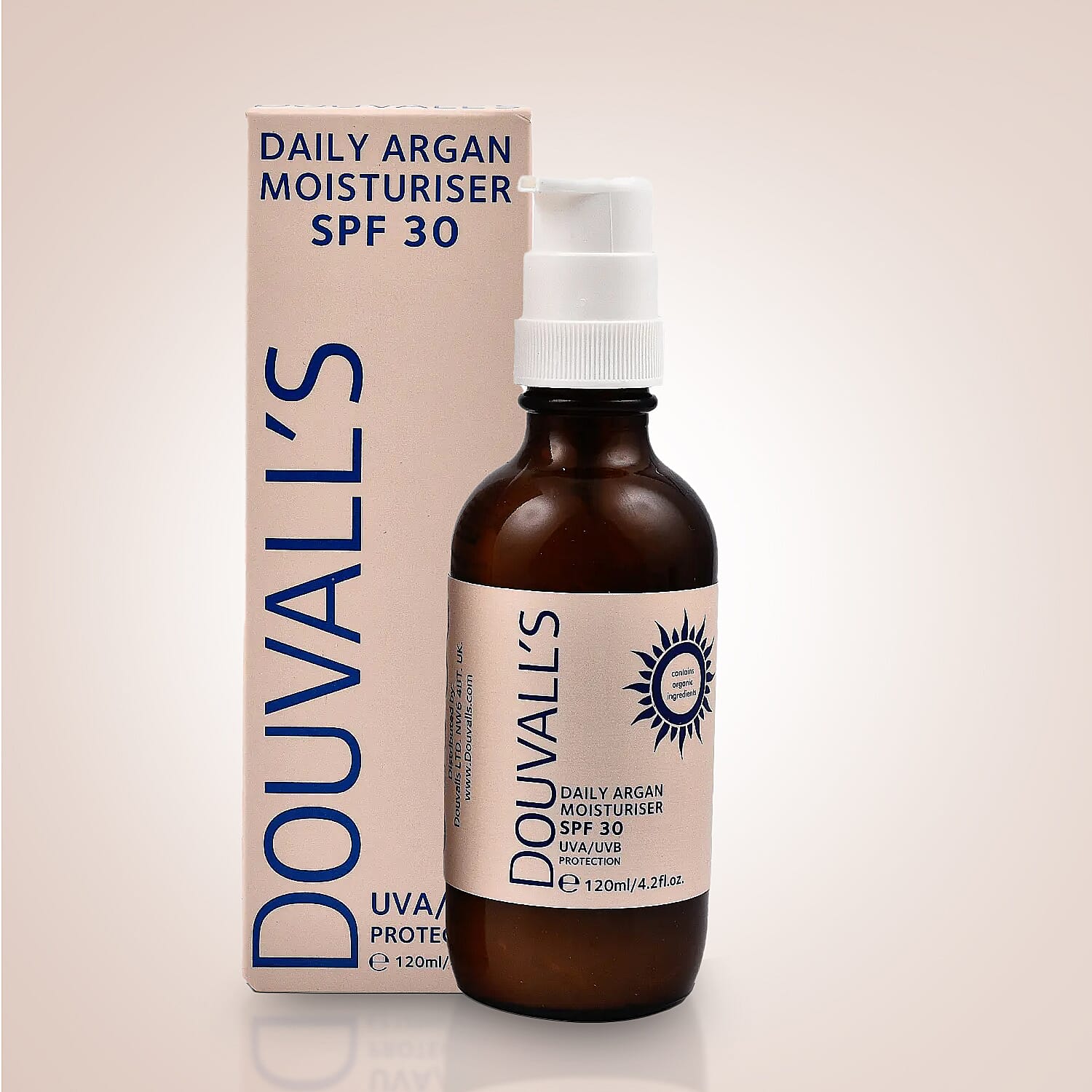 Douvalls - SPF30 Argan Moisturiser - 120ml 7514779 0