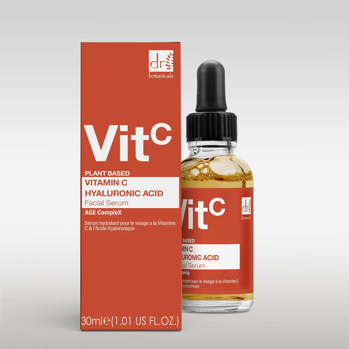 Dr Botanicals Brightening Facial Serum with 5% Vitamin C &amp; 2% Hyaluronic Acid - 30ml 8498690 1