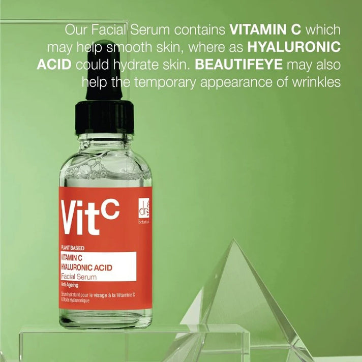 Dr Botanicals Brightening Facial Serum with 5% Vitamin C &amp; 2% Hyaluronic Acid - 30ml 8498690 2