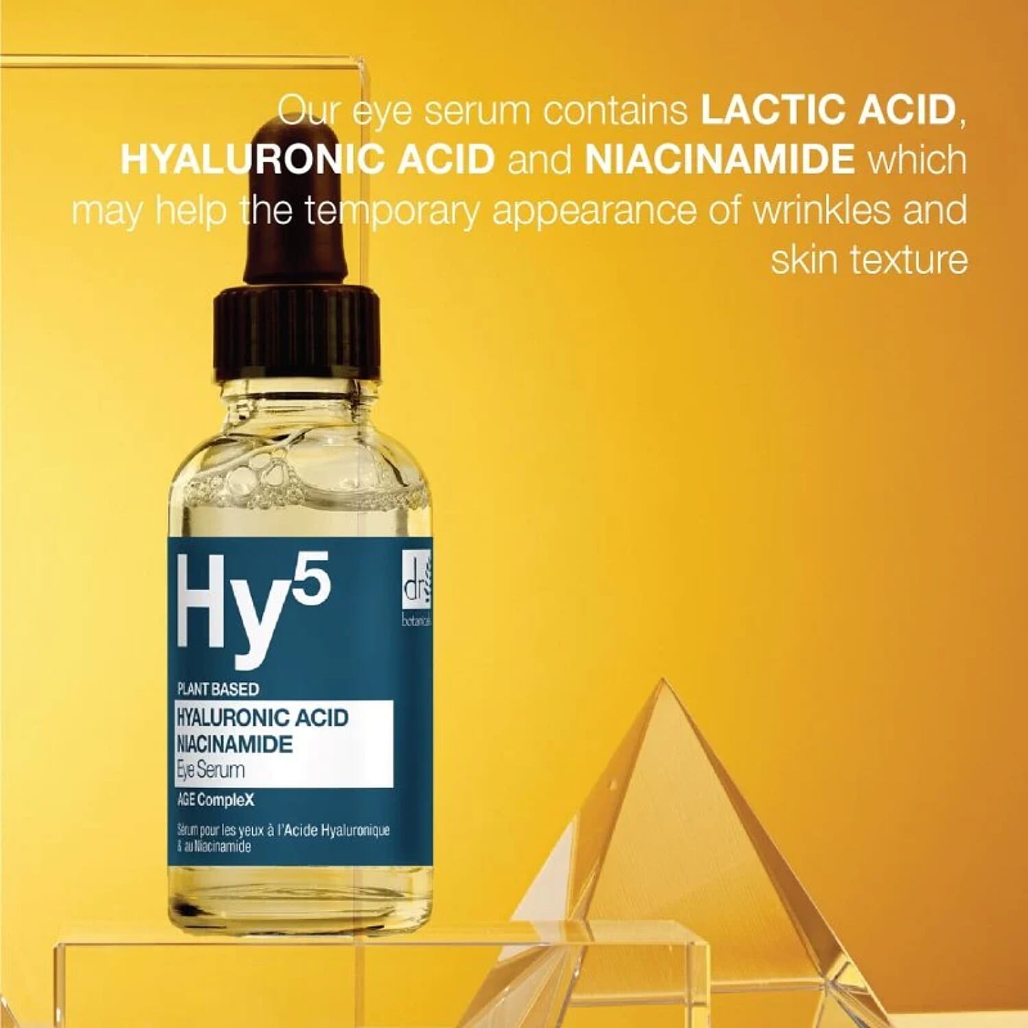 Dr Botanicals Hydrating Eye Serum with 5% Hyaluronic acid &amp; 5% Niacinamide - 15ml 8498692 2