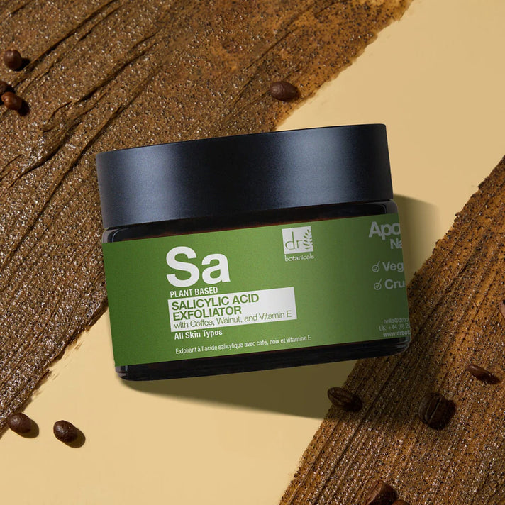 Dr Botanicals Smoothing Exfoliator with Salicylic Acid Exfoliator with Coffee, Walnut &amp; Vitamin E - 60ml 8498614 2