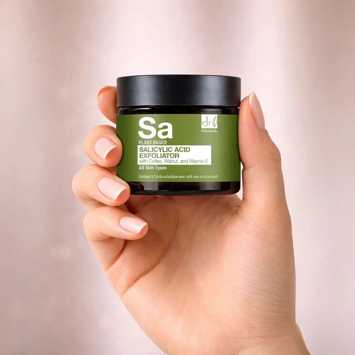 Dr Botanicals Smoothing Exfoliator with Salicylic Acid Exfoliator with Coffee, Walnut &amp; Vitamin E - 60ml 8498614 2